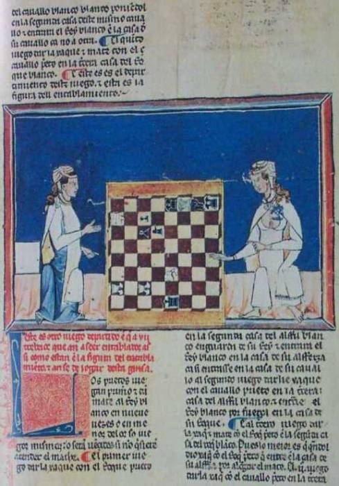 Libro de los juegos, folio 56 R (1283)