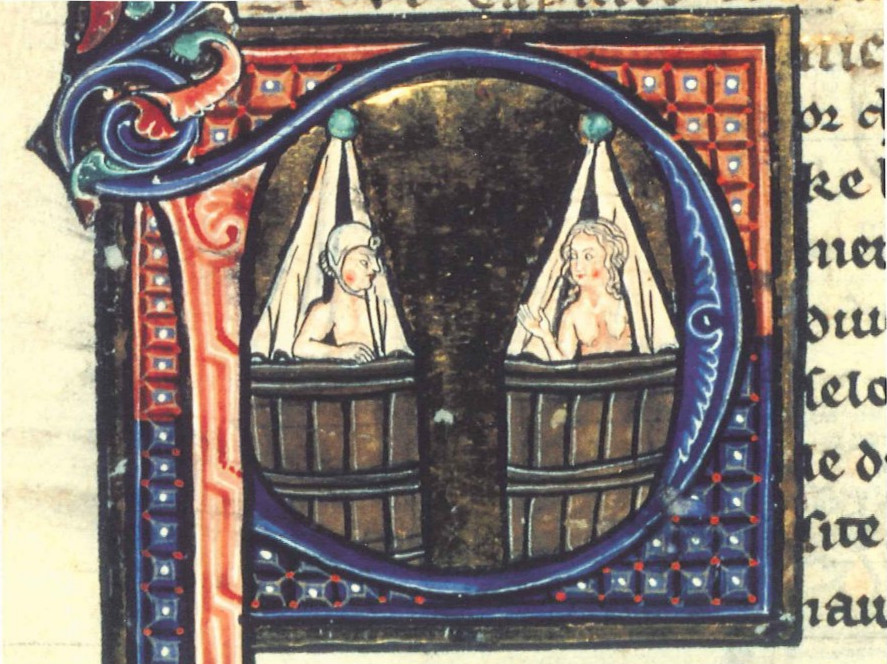 Spa, 1285, France, Siena: "Le regime du corps", folio 8v