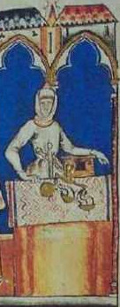 Hinged scissors, 1283 AD, Spain, LJ folio 23r