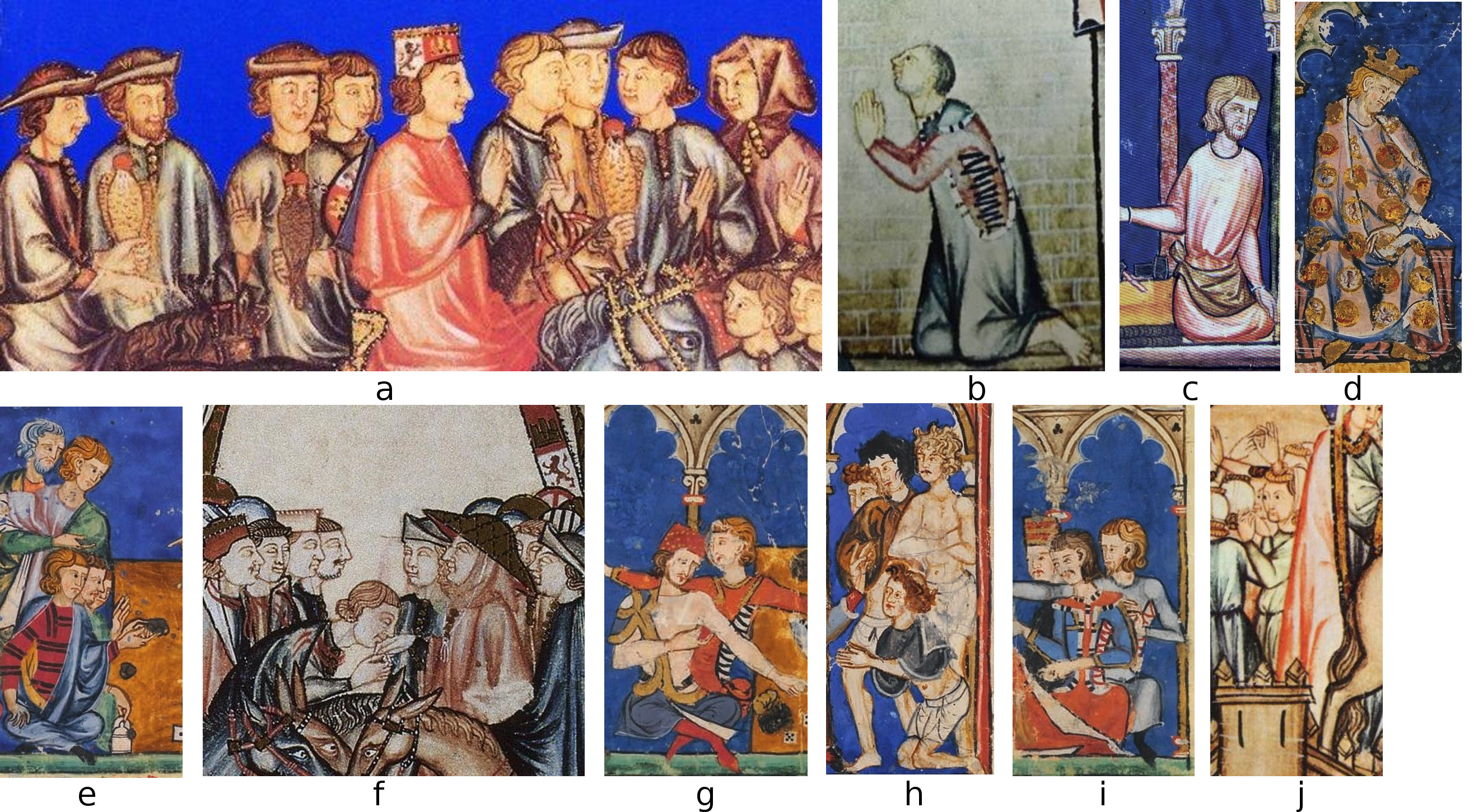 Beard, collage, 1283-4 AD, Spain, CSM a LJ