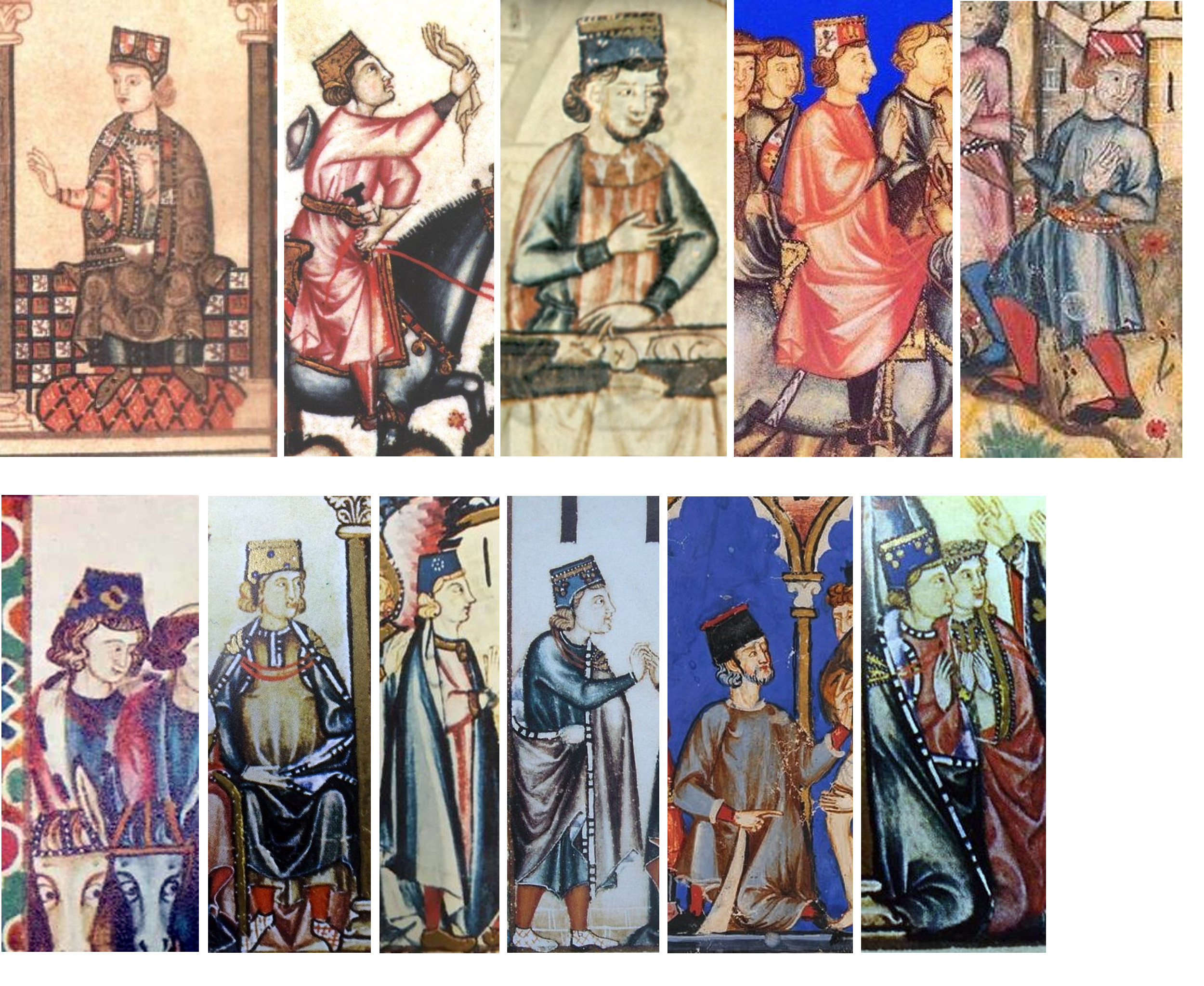 Capiello caballero, collage, 1283-4 AD, Spain, CSM, LJ