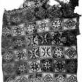 Pletený hedvábný polštářek Mafaldy Kastilské née Plantagenet, 1204