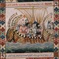 Cantigas de Santa Maria 95. Maurská flotila se snažila zajmout německého...