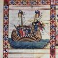 Cantigas de Santa Maria 271. Loď portugalského krále z Alenquer uvízla na...
